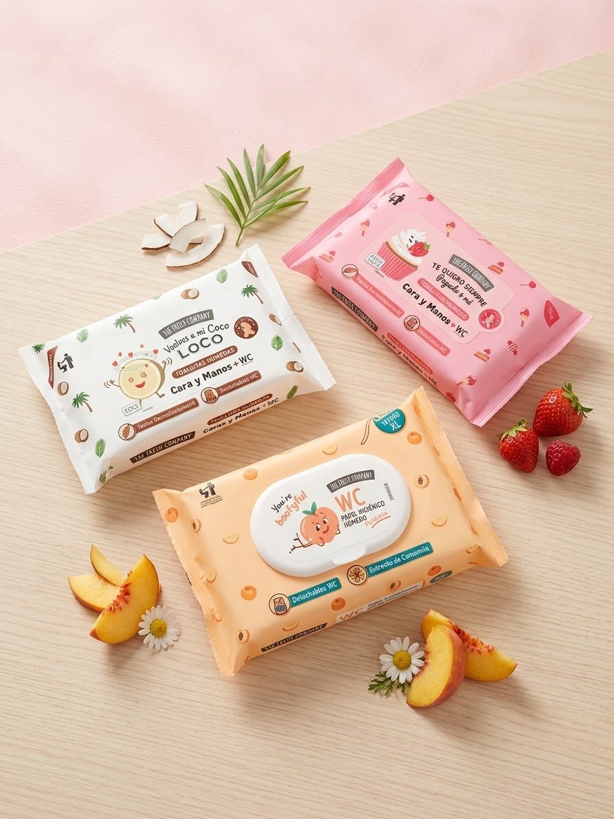 Lingettes fruitées - The Fruit Compagny